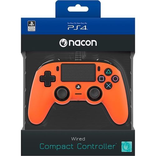 Bigben Wired Nacon Controller PS4 3m kabel (PC compatible) narancasti slika 5