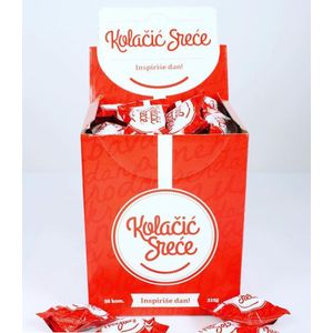 Kolačić Sreće Sa Porukom, kutija 56x6,5g