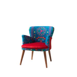 Pandia Home Fotelja ETHNIC  Blue-Red