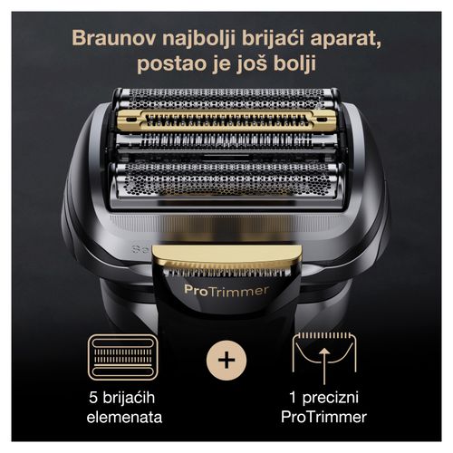 Braun brijaći aparat 9515s SIVI slika 7