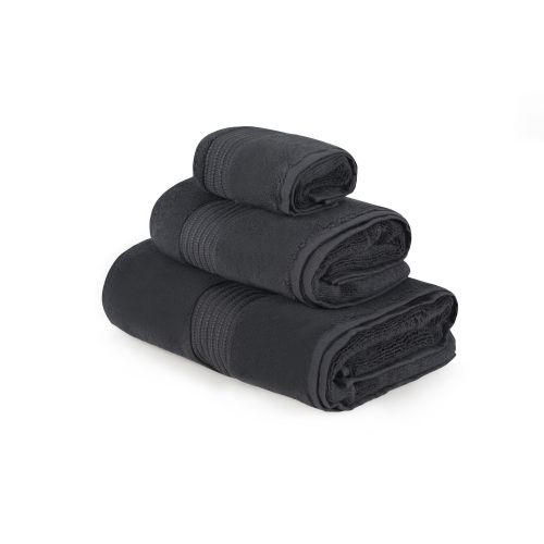 L'essential Maison Chicago Set - Anthracite Anthracite Towel Set (3 Pieces) slika 1