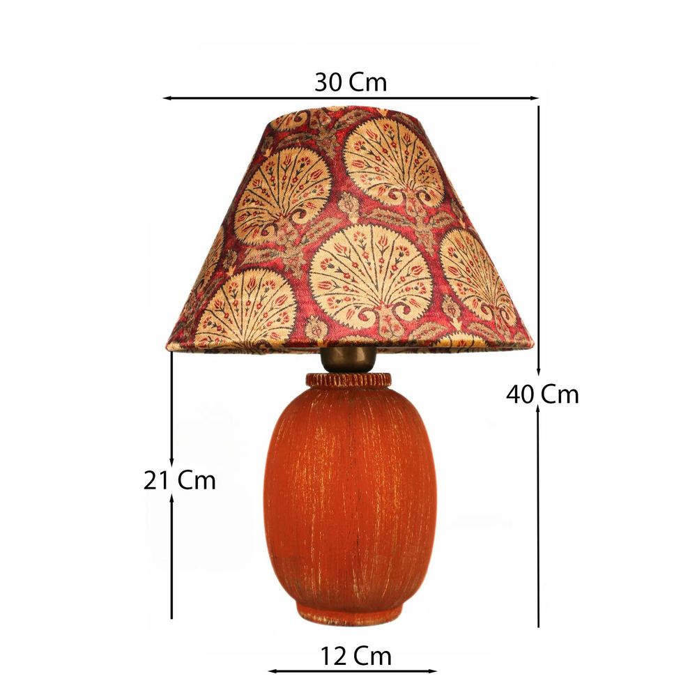 BK042 Smeđa Stolna Lampa slika 2