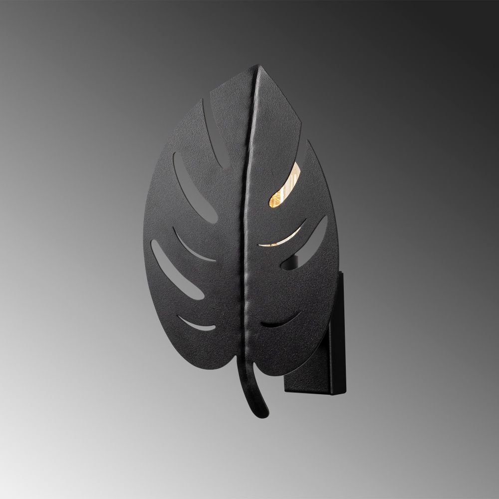 Sivani - MR - 843 Crna Zidna Lampa slika 4
