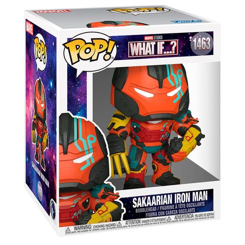 POP figure Super Marvel What IF Sakaarian Iron Man slika 1