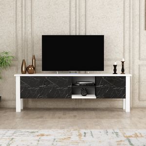 Rose - Marble White
Black TV Stand