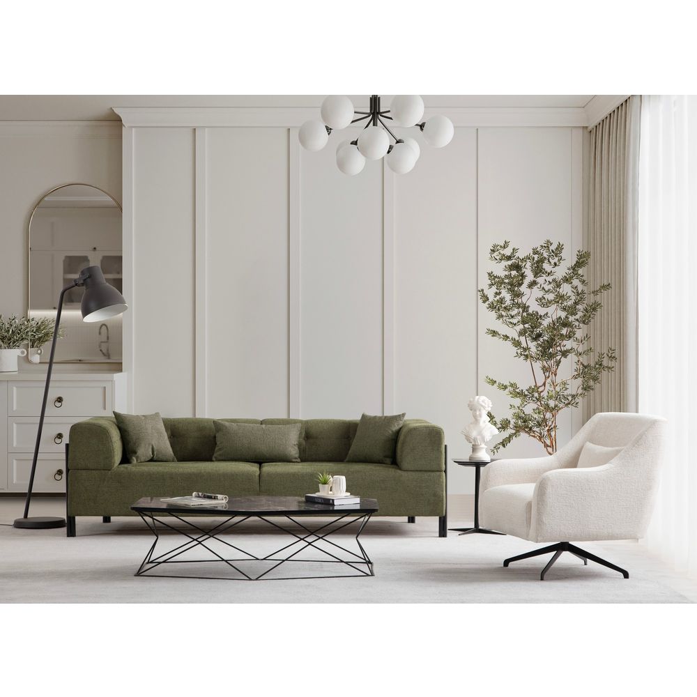 Gio 3-Sjedalna Sofa - Zelena slika 2