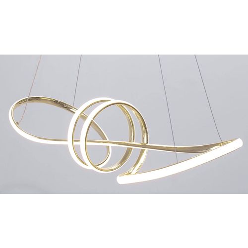 TOOLIGHT Moderna stropna svjetiljka LED + PILOT APP824-CP Gold slika 9