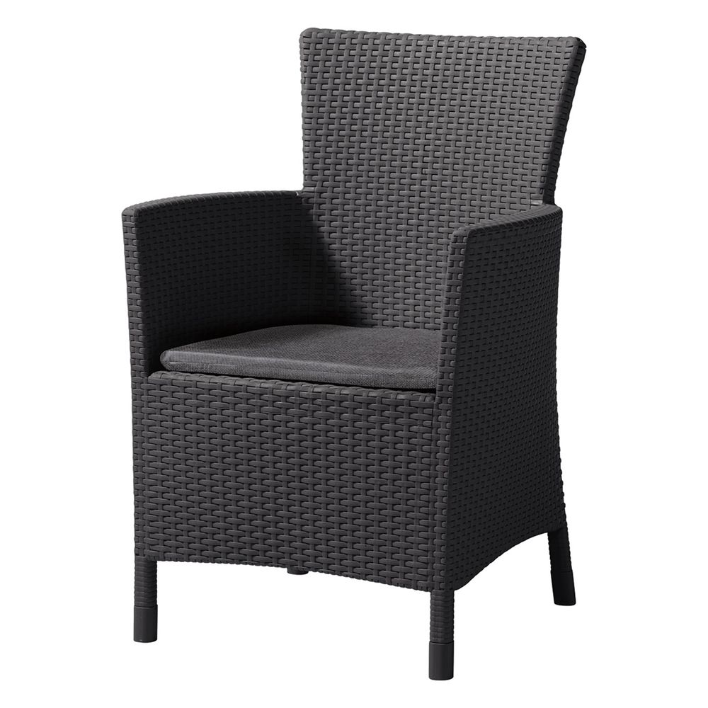 KETER vrtna stolica Iowa, siva - 62x60x89cm  slika 1