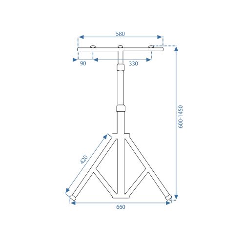 Statyw na lampy halogenowe RSL016 slika 11