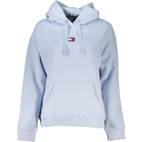 TOMMY HILFIGER WOMEN'S LIGHT BLUE ZIPLESS SWEATSHIRT slika 1