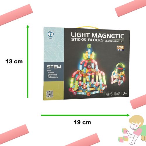 Svjetlosni magnetni oblici 102 elemenata slika 3