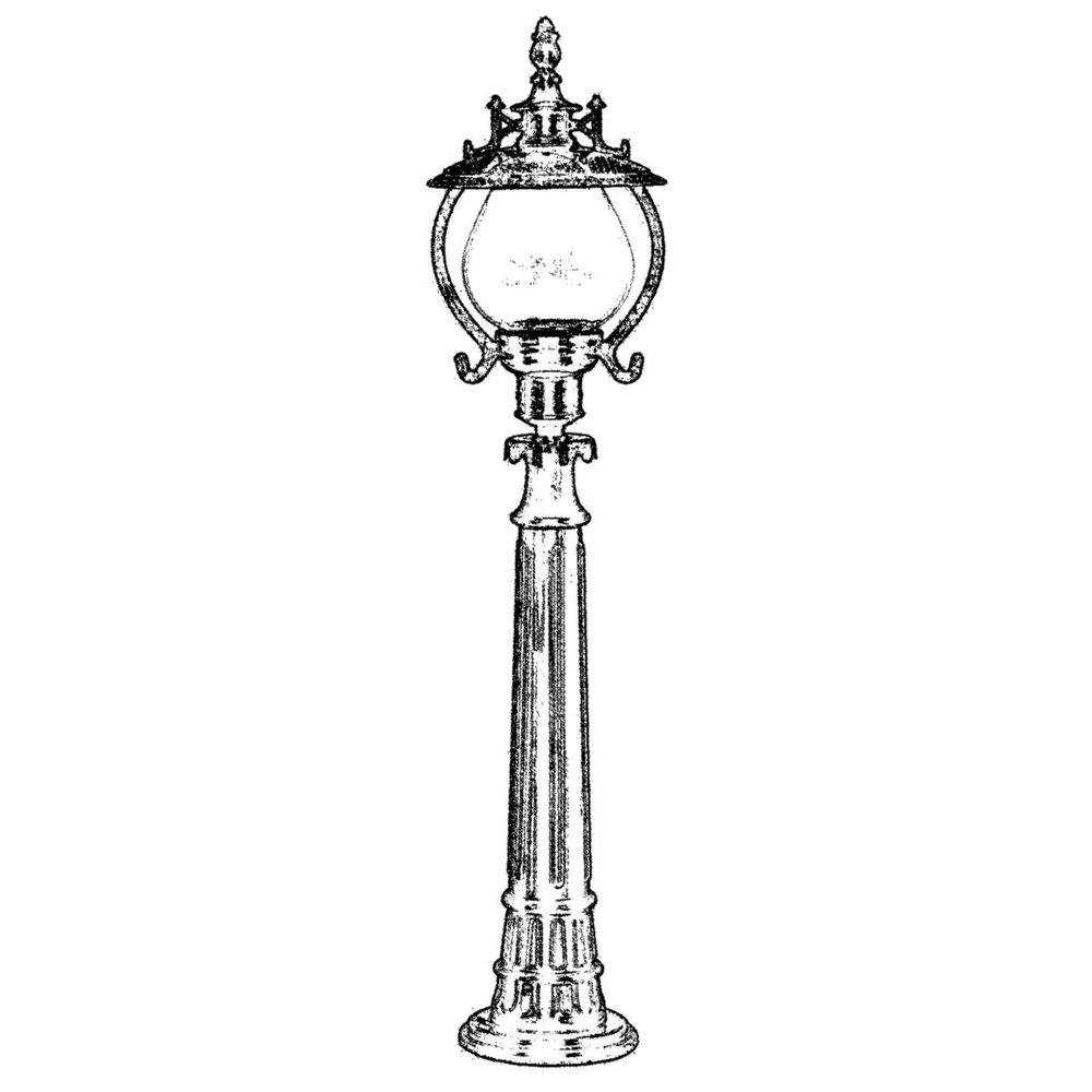 BSU-68205-BSY-B Crna Spoljašnja Podna Lampa slika 2