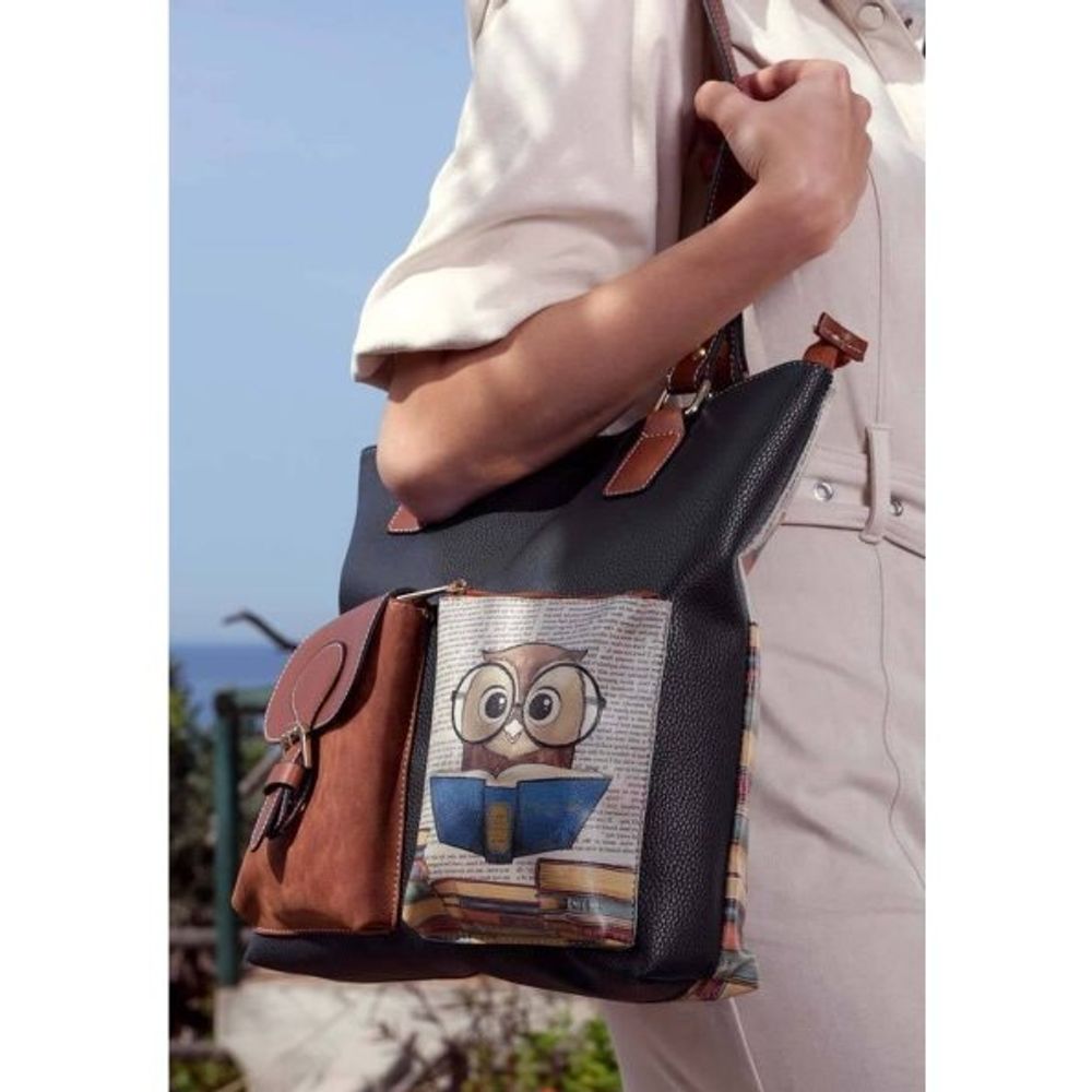 DOGO Torba Multi Pocket The Wise Owl slika 5