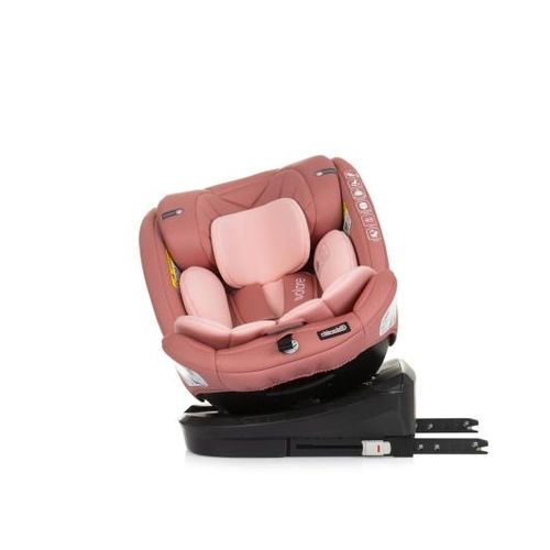 Chipolino autosjedalica I-SIZE 40-150 cm ISOFIX 360 "VOLARE" flamingo slika 5