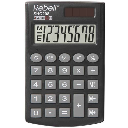 Kalkulator komercijalni Rebell SHC208 black slika 3