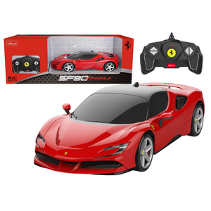 Licencirani auto na daljinsko upravljanje Rastar 1:18 Ferrari SF90 Stradale - crveni