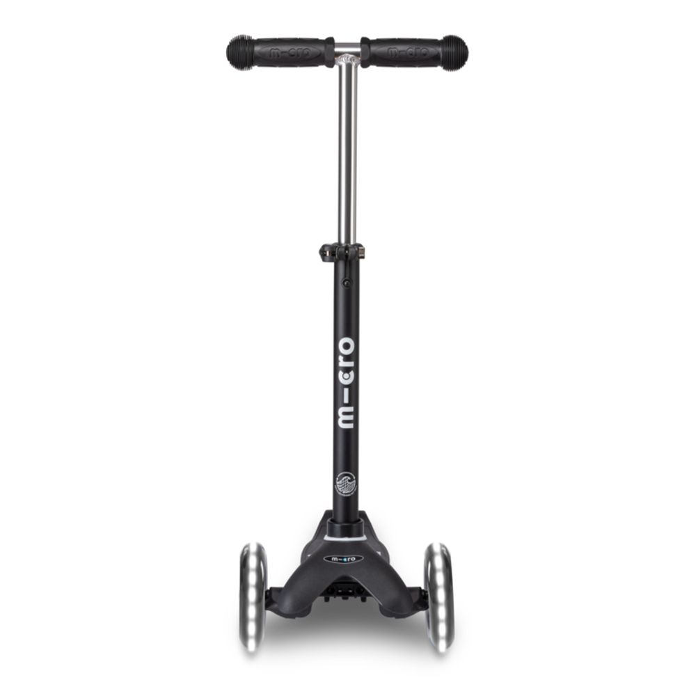 Micro Romobil Mini Deluxe ECO LED, Crni slika 2