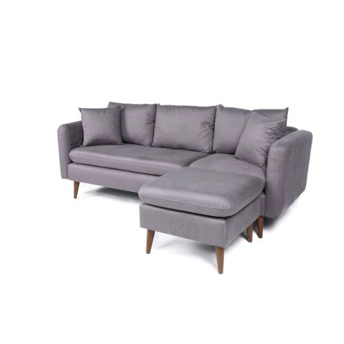 Atelier Del Sofa Sofia Ugaoni Kauč Desni Ugao - Siva slika 3