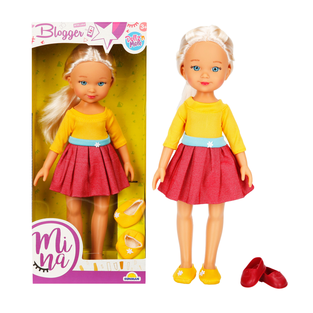 SUNMAN Lutka Blogger 30081 - 35 cm slika 5