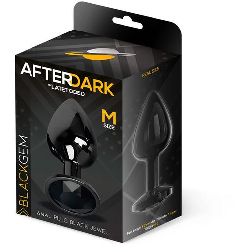 Afterdark Aluminium Blackgem Butt Plug S/M/L slika 10