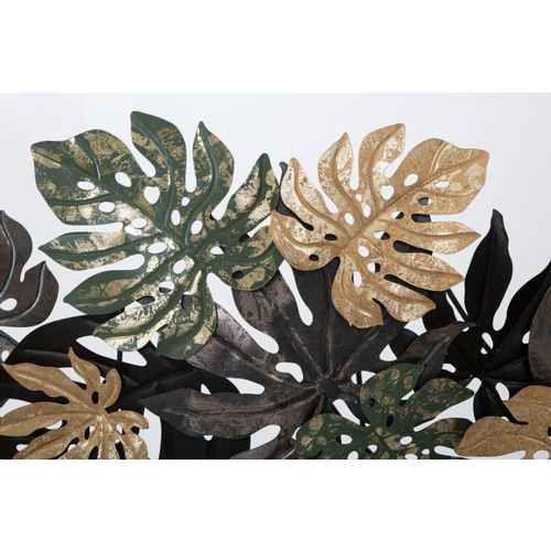 Mauro Ferretti Zidni metalni panel antique leaf cm 133x10x67 slika 2