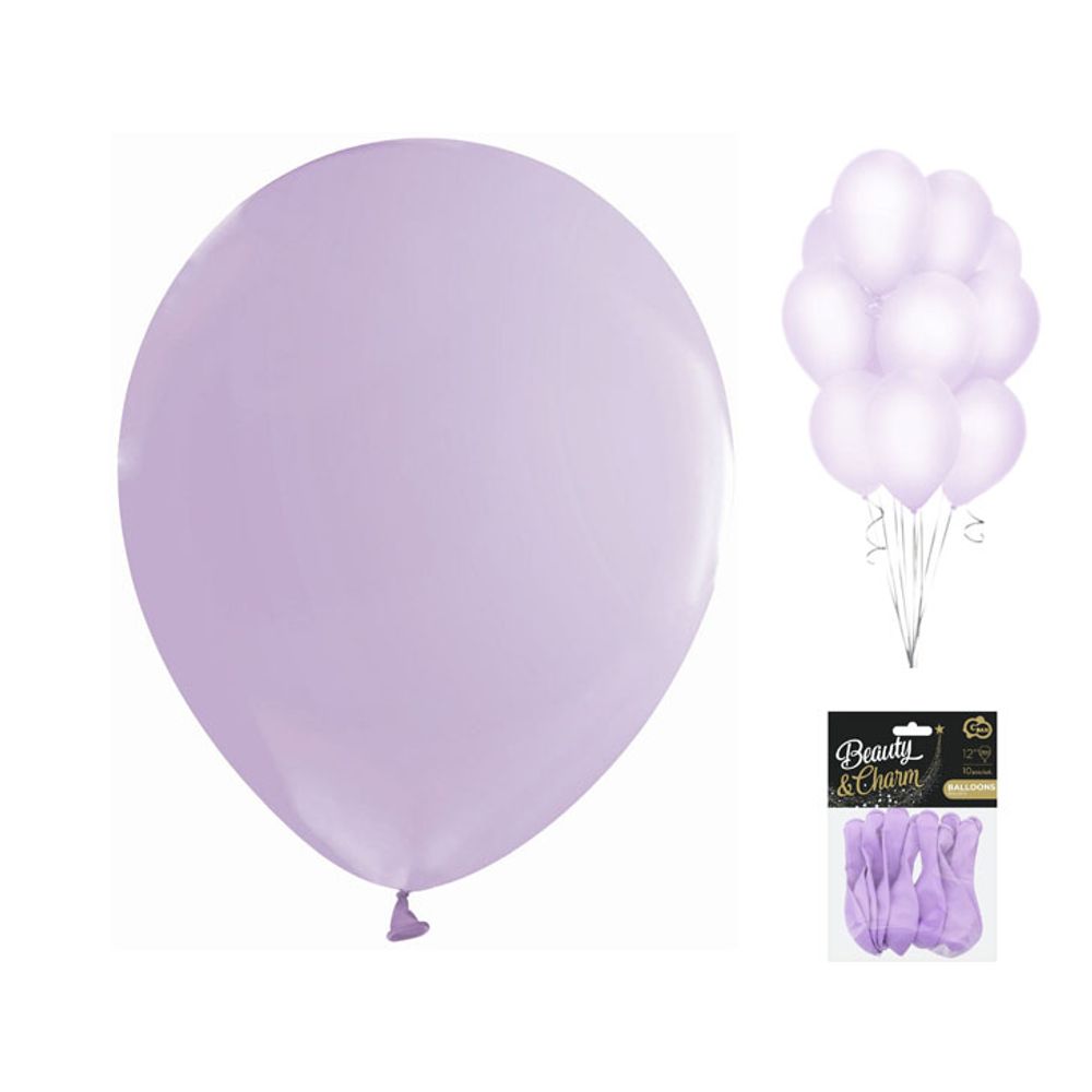 CB-1KLA Balon Beauty & Charm Lavanda Macaron 30cm, 10kom slika 1