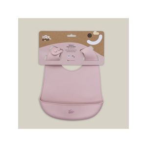 InterBaby Silikonski podbradak za bebe - Dark Pink