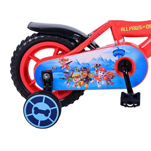 Dječji bicikl Paw Patrol 10" s fiksnim prijenosom - crveno-plavi slika 3