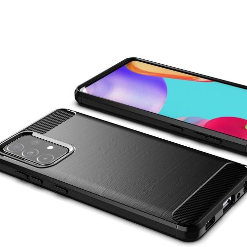 Carbon case fleksibilna maskica za Samsung Galaxy A72 slika 4