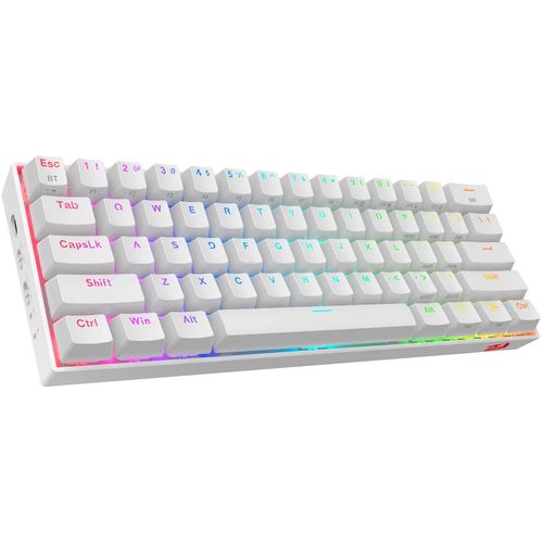 REDRAGON KEYBOARD DRACONIC K530RGB PRO BT/WIRED MECHANICAL WHITE BROWN SWITCH slika 2