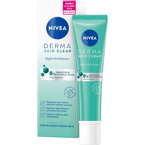 NIVEA Derma Skin Clear gel eksfolijator za lice 40ml slika 1