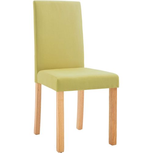 Blagovaonske stolice od tkanine 6 kom zelene slika 42