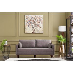 Bella Sofa For 2 Pr - Brown Brown 2-Seat Sofa