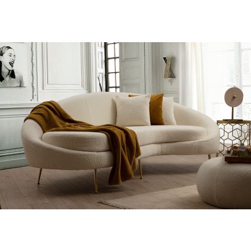 Atelier Del Sofa Trosjed, Krem, Eses - Cream Bouclett slika 1