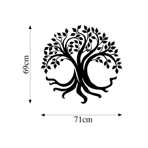 Wallity Metalna zidna dekoracija, Tree Of Life slika 5