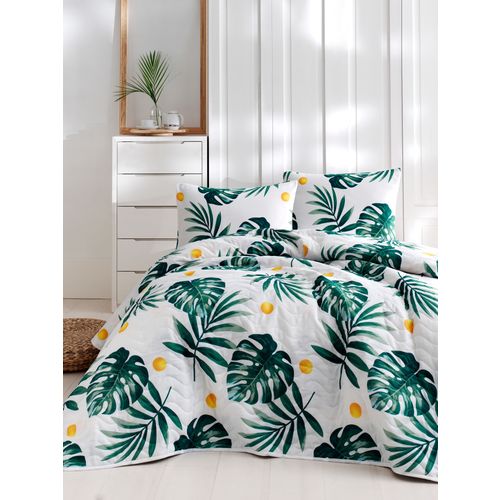 Kapitone Monstera - Green White
Green
Yellow Single Bedspread Set slika 1