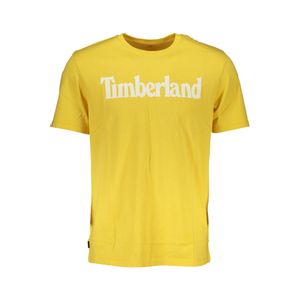 TIMBERLAND YELLOW MEN'S SHORT SLEEVED T-SHIRT