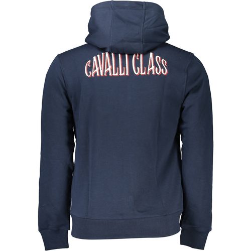 CAVALLI CLASS SWEATSHIRT WITH ZIP MAN BLUE slika 2