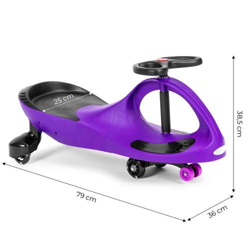 Ecotoys Wiggle Guralica Za Decu Led Točkovi Purple slika 6