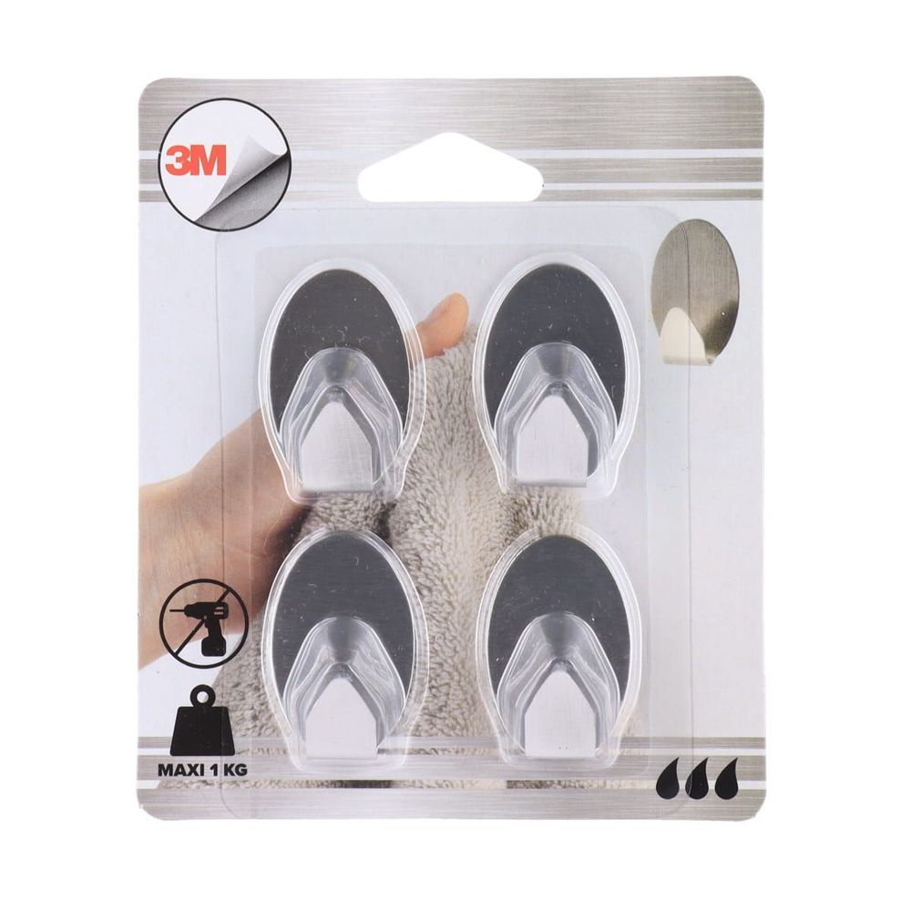 Samoljepljiva kukica inox 4/1 Tendance slika 2