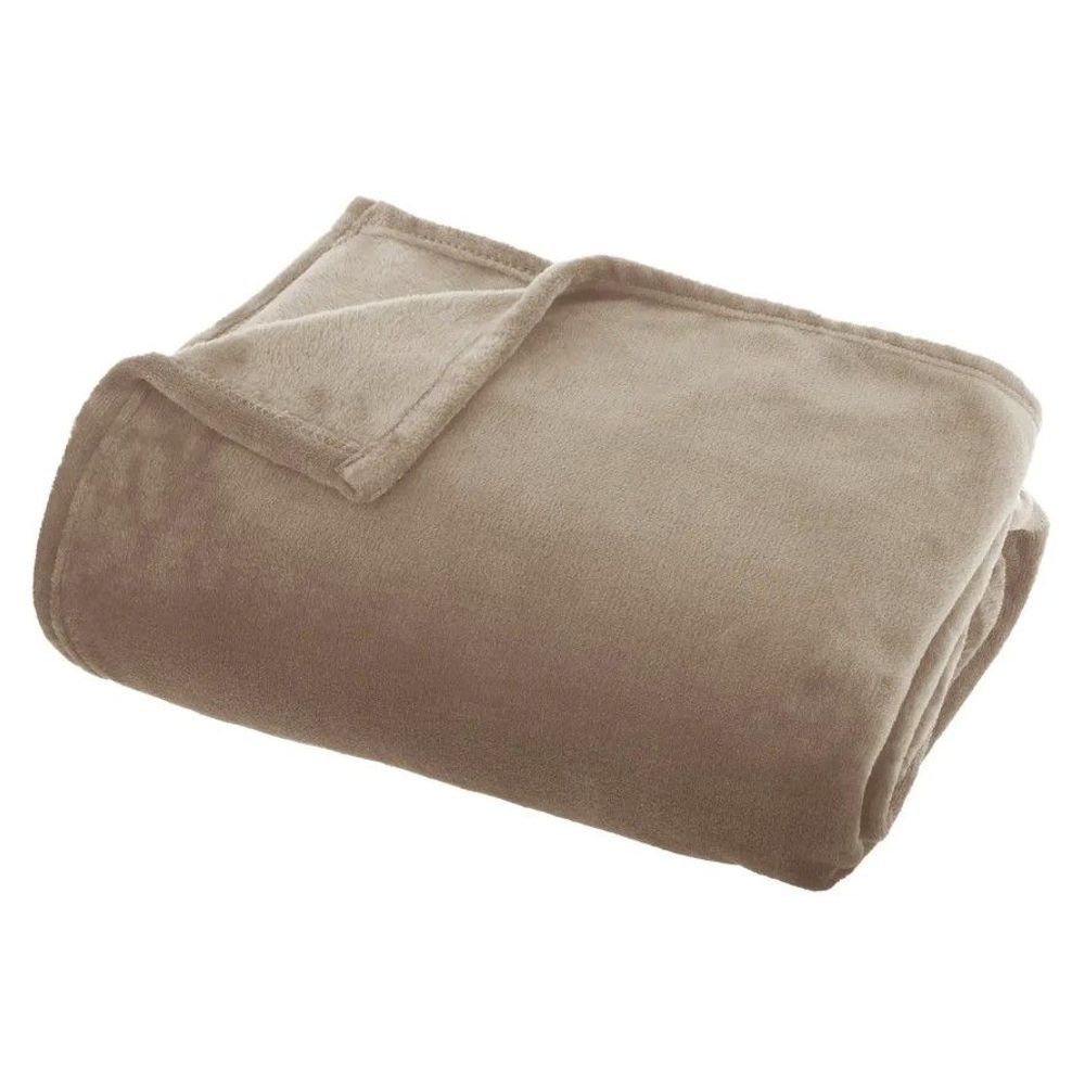 ATMOSPHERA deka flanel - bež - 130x180 cm  slika 1