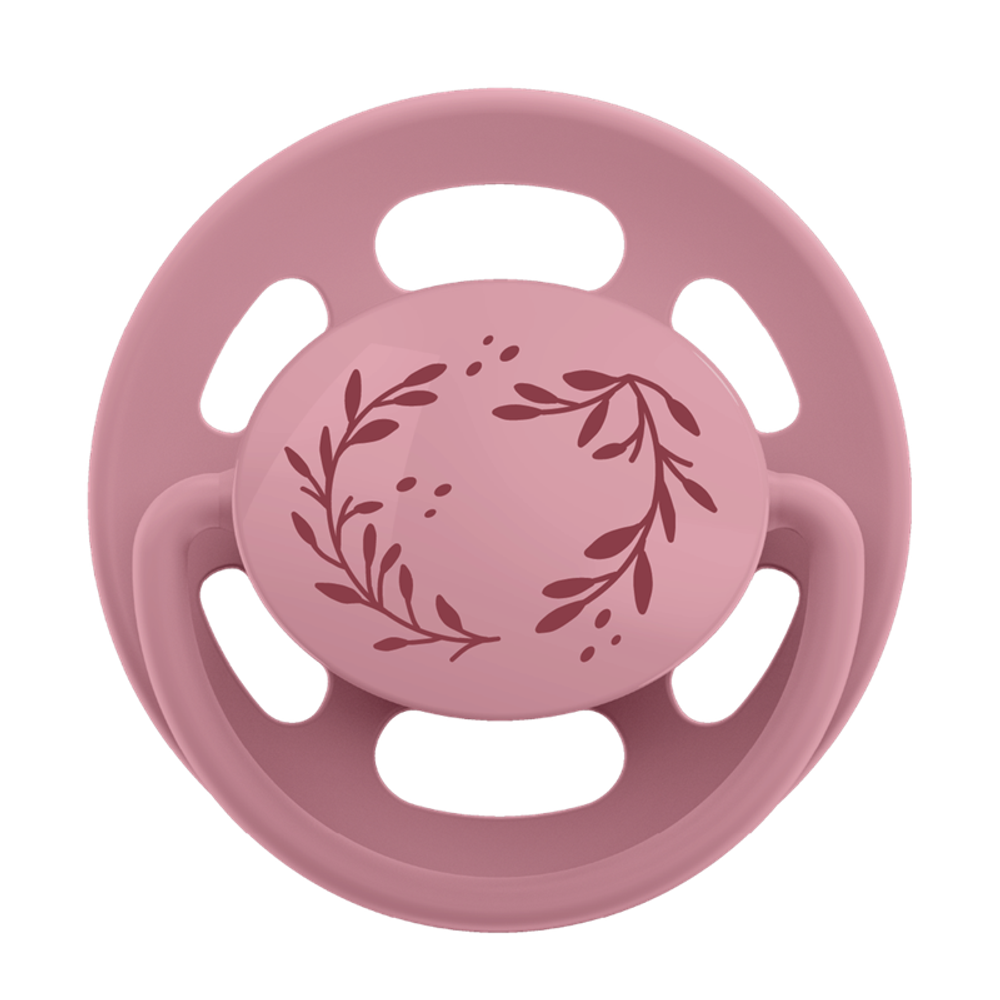 nip® Duda varalica Cherry 6m+ (veličina 2) - Latex, 2kom Roza/Bež slika 2