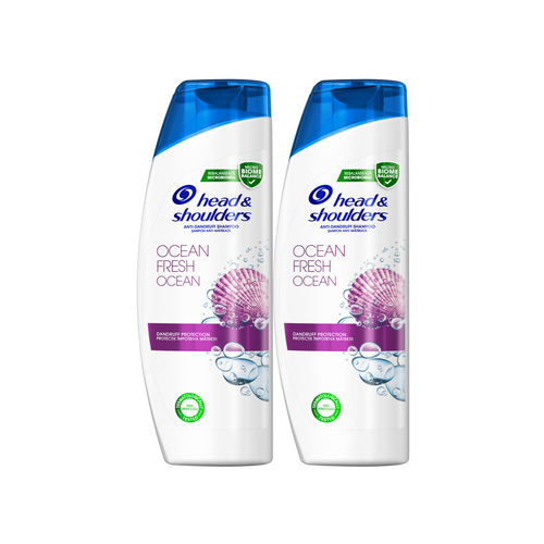 Head&Shoulders Ocean Fresh 2u1 šampon za kosu protiv peruti 2x360ml XXL slika 1