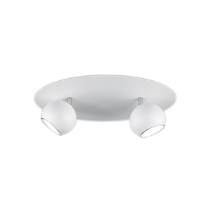 Trio Lighting stropna svjetiljka DAKOTA 2 – bijelo-mat, 2× G9, 230 V