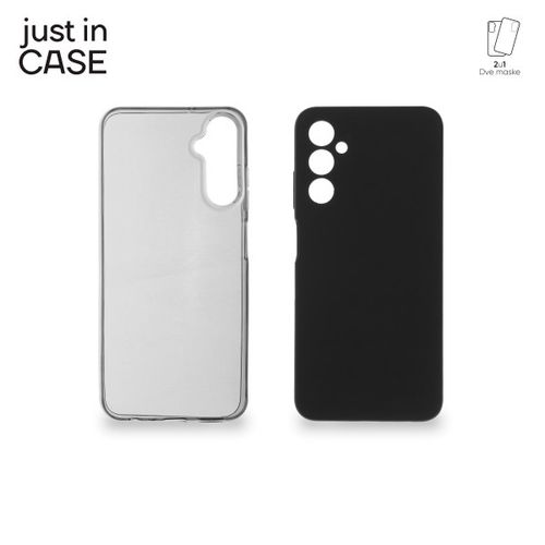 2u1 Extra case MIX paket maski za telefon Samsung Galaxy A05S CRNI slika 1