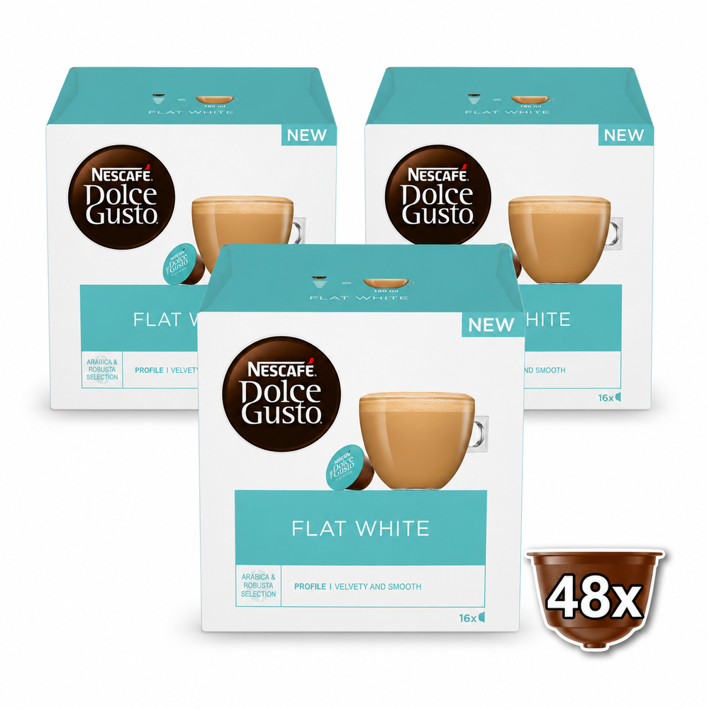 Nescafe dolce gusto kapsule Flat White 3x187,2g, 48 kapsula XXL slika 1