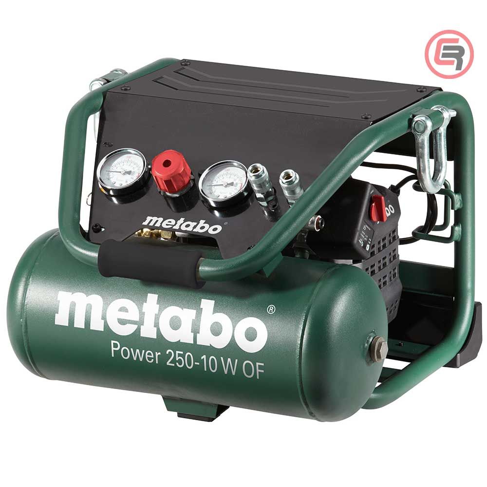 Metabo Kompresor Klipni POWER 250-10 W OF / 10 litara Bezuljni - 601544000 slika 1