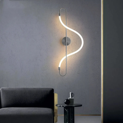 TOOLIGHT Zidna svjetiljka LED zidna svjetiljka APP859-W Duga Krom slika 4