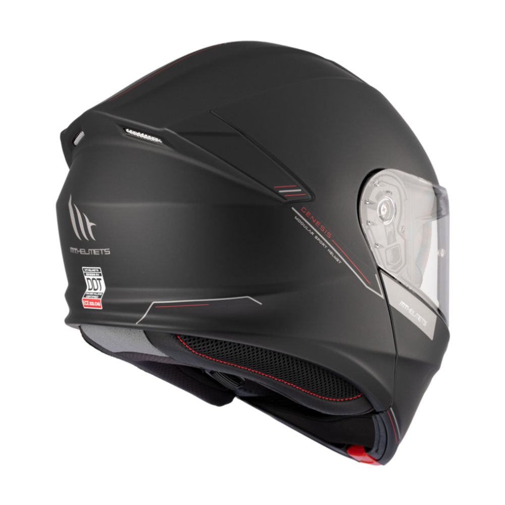 MT Helmets vizir za moto kacigu Genesis SV Solid A1 Matt Black slika 5