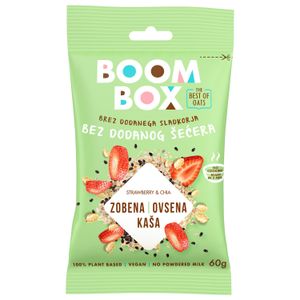 Boom Box Zobena kaša s jagodom i chia sjemenkama 60g